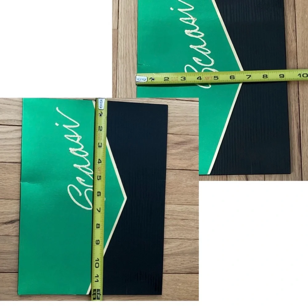 Vintage Luxury Brands Gift Bags, Ferragamo, Ralph Lauren, Scaasi, 80’s/90’s